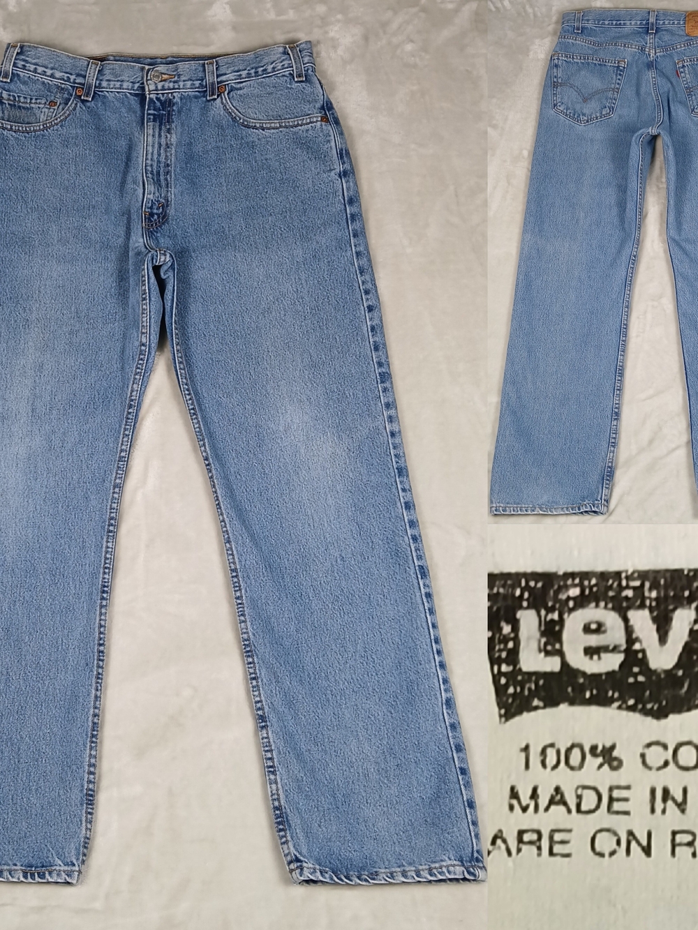 Vintage Levi's 505 Jeans 34x30 Men's Tagged 36x30 Made In USA